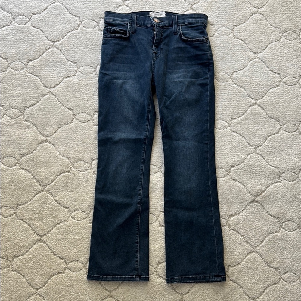 Current/Elliott dark Blue Women's Jeans—“The Kick Jean”